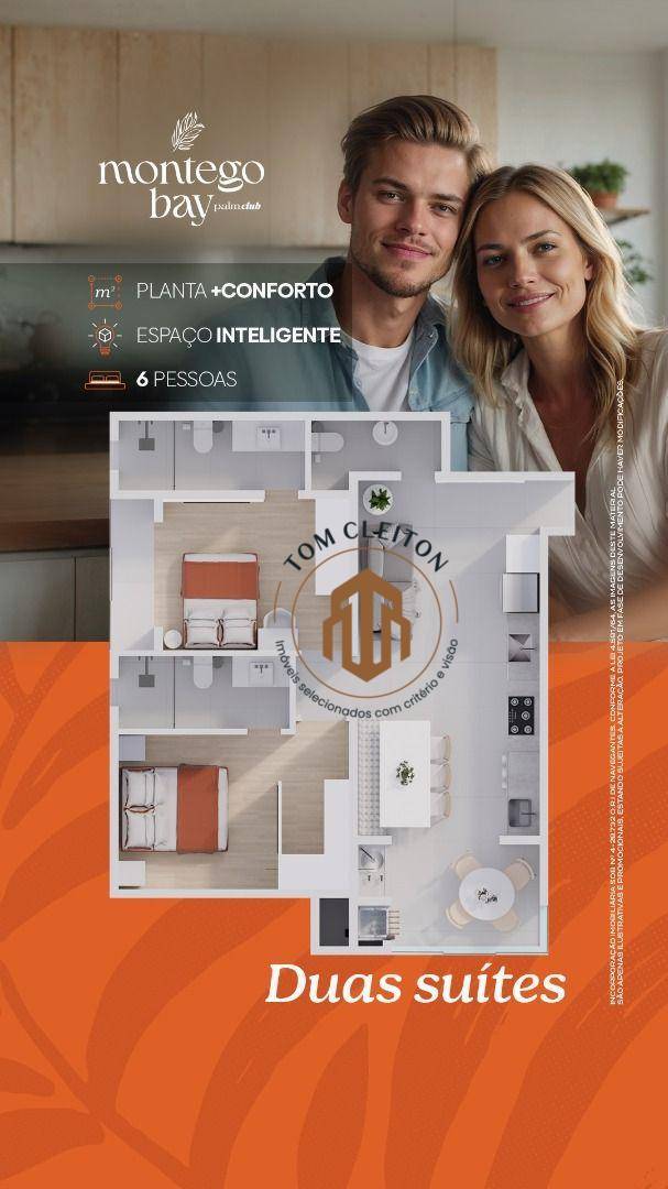 Apartamento, 2 quartos, 63 m² - Foto 2