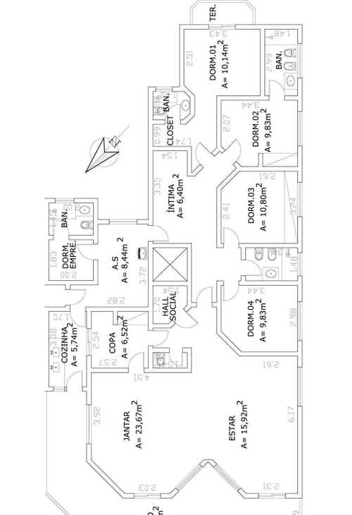 Apartamento à venda com 4 quartos, 350m² - Foto 16