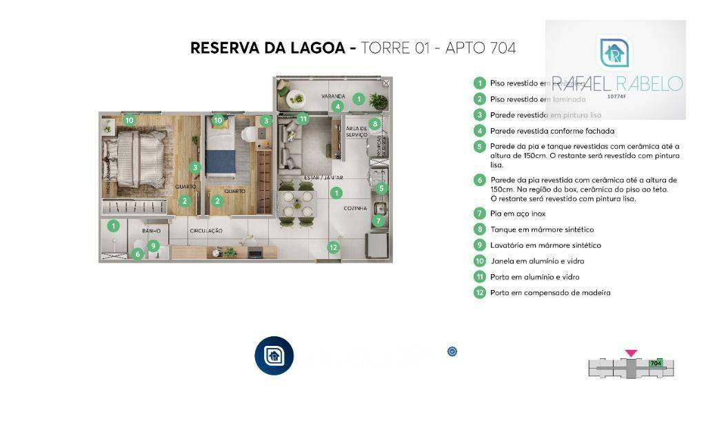 Apartamento à venda com 2 quartos, 43m² - Foto 20