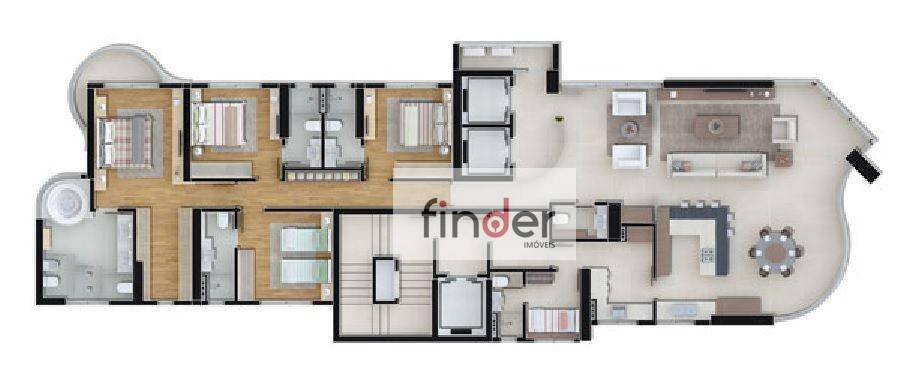 Apartamento à venda com 4 quartos, 238m² - Foto 30