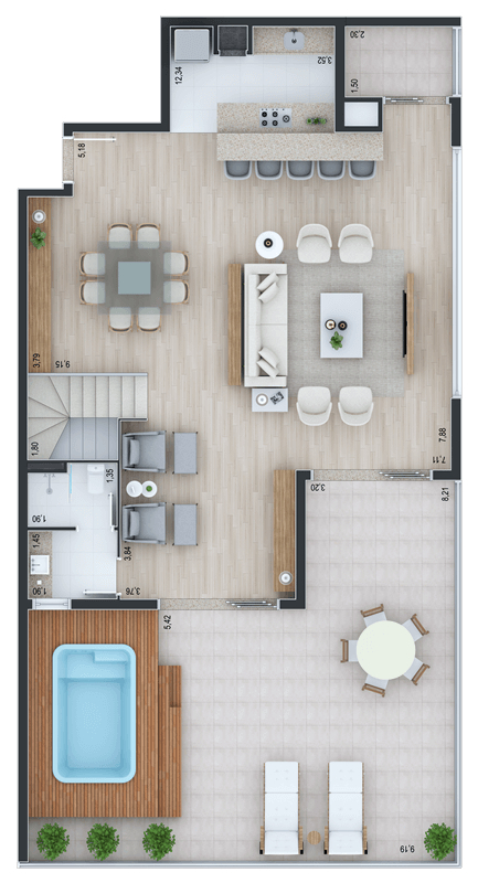 Apartamento à venda com 3 quartos, 14307m² - Foto 56