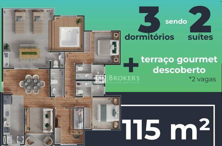 Apartamento à venda com 2 quartos, 58m² - Foto 9