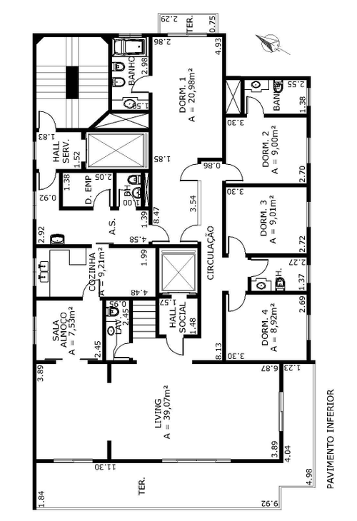 Apartamento à venda com 4 quartos, 195m² - Foto 7