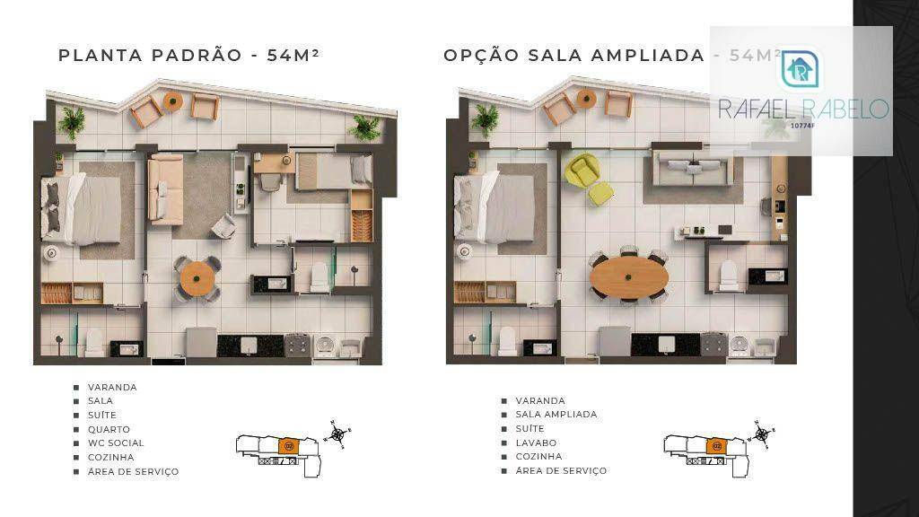 Apartamento à venda com 2 quartos, 59m² - Foto 38