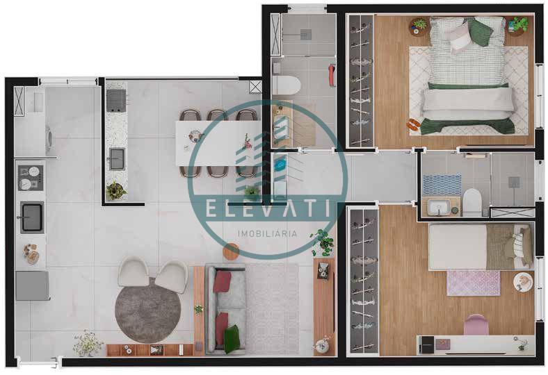 Apartamento à venda com 2 quartos, 61m² - Foto 17