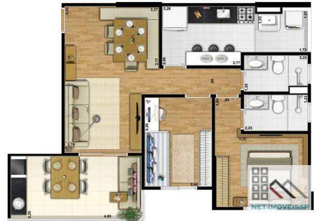 Apartamento à venda com 2 quartos, 72m² - Foto 15