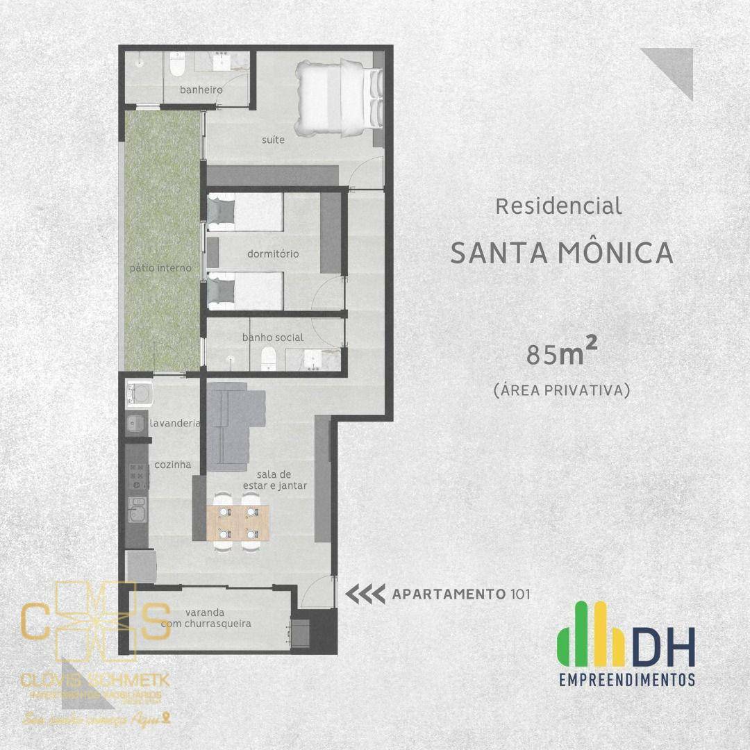 Apartamento à venda com 2 quartos, 85m² - Foto 5