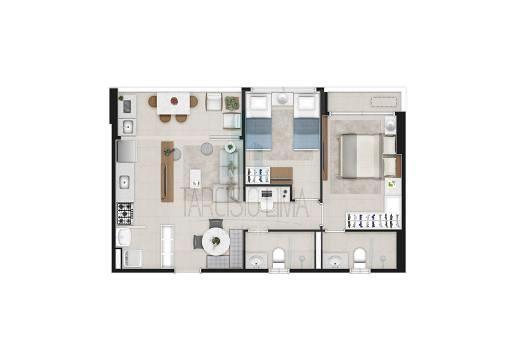 Apartamento à venda com 2 quartos, 59m² - Foto 12