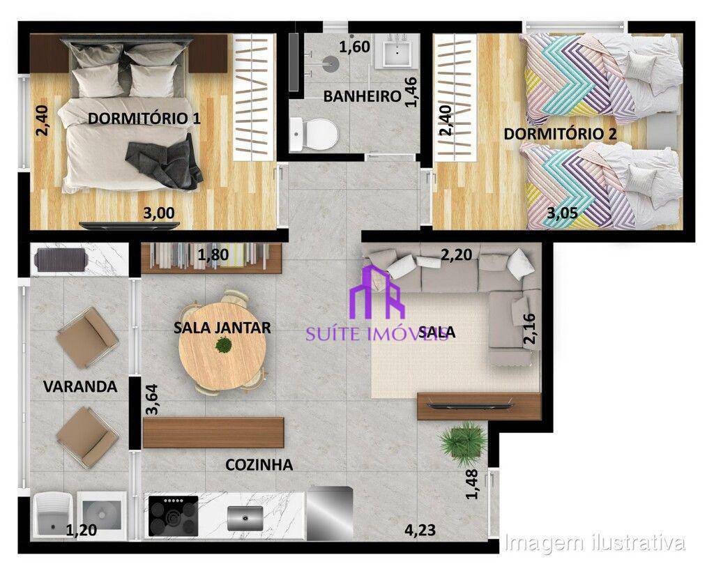 Apartamento à venda com 2 quartos, 115m² - Foto 12