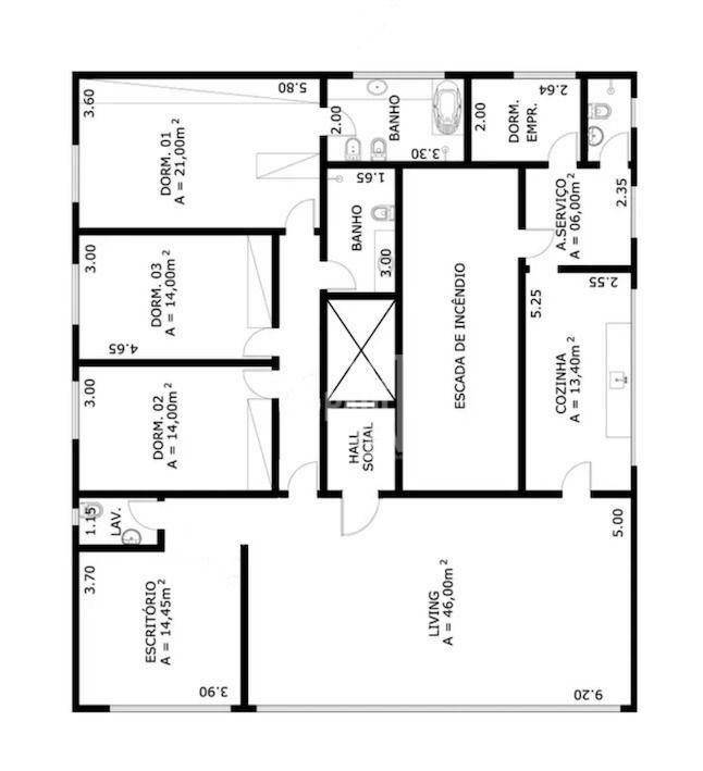 Apartamento à venda com 3 quartos, 189m² - Foto 15