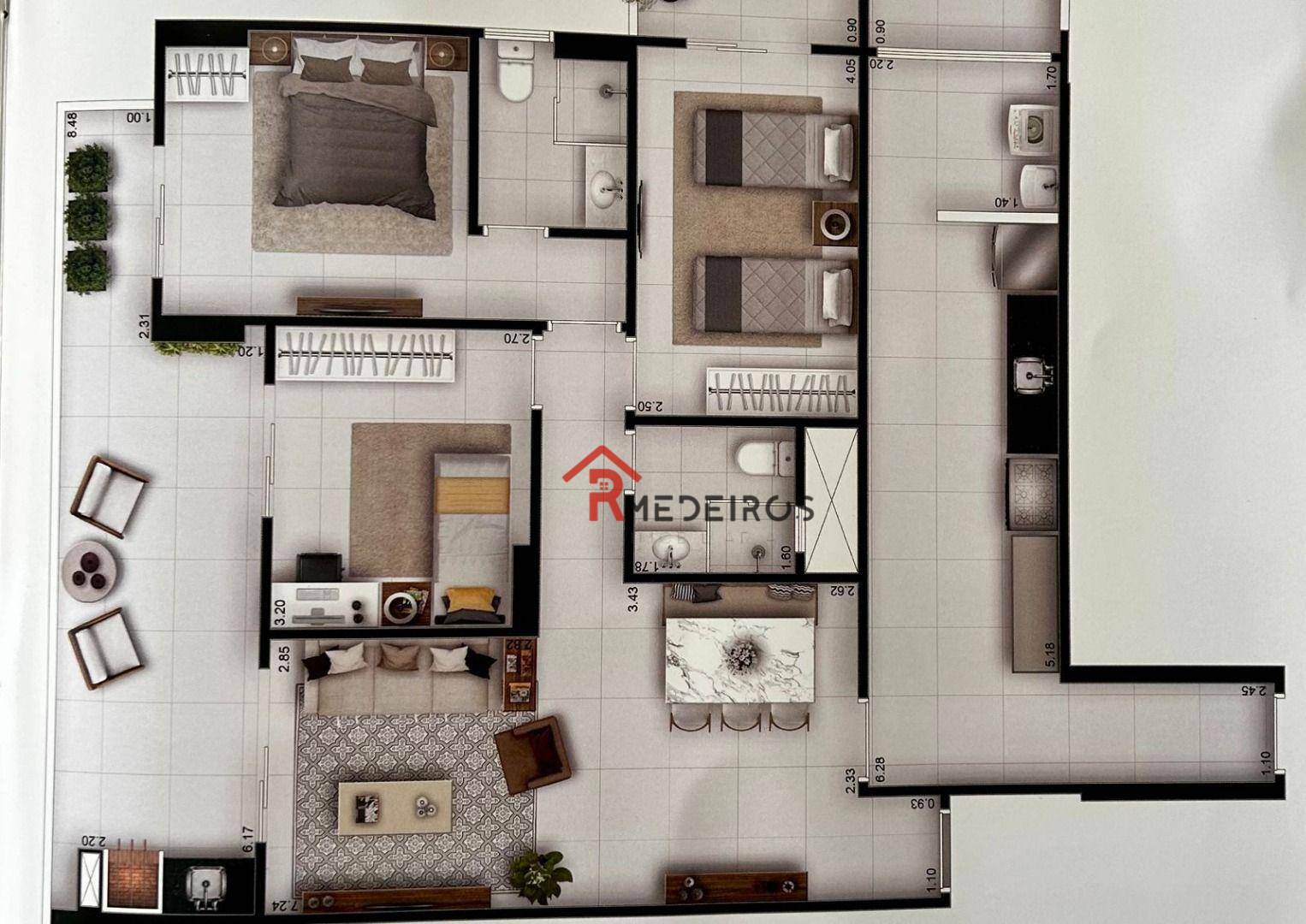 Apartamento à venda com 3 quartos, 153m² - Foto 23