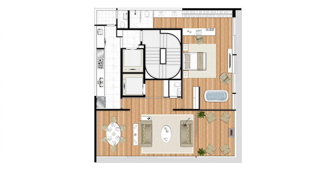 Apartamento à venda com 1 quarto, 144m² - Foto 5