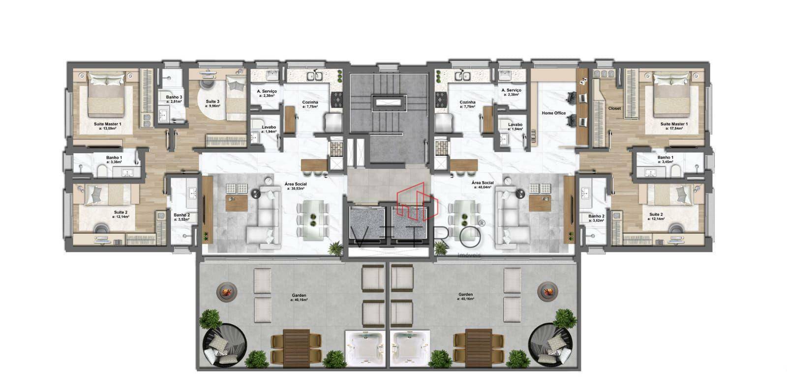 Apartamento à venda com 3 quartos, 147m² - Foto 16