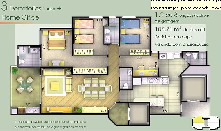 Apartamento à venda com 3 quartos, 110m² - Foto 10