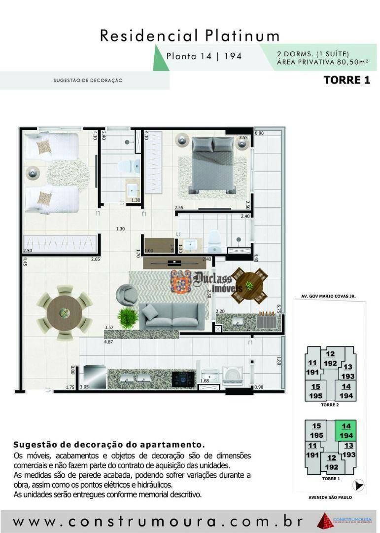 Apartamento à venda com 2 quartos, 80m² - Foto 22