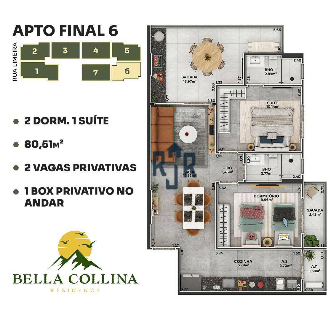 Apartamento à venda com 2 quartos, 80m² - Foto 30