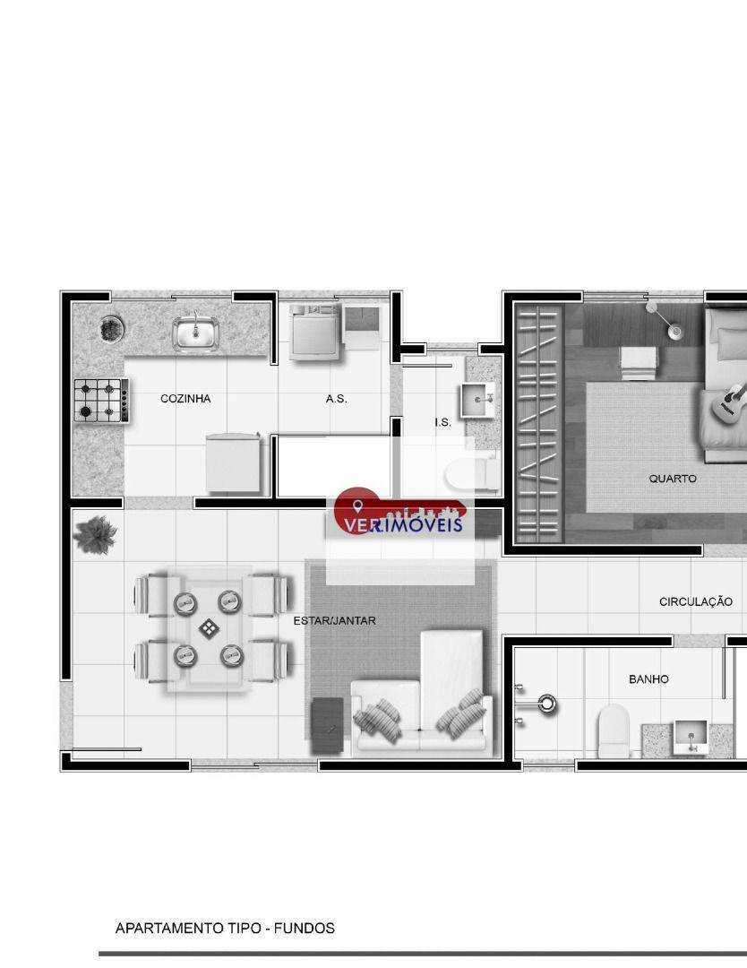 Apartamento à venda com 3 quartos, 78m² - Foto 7