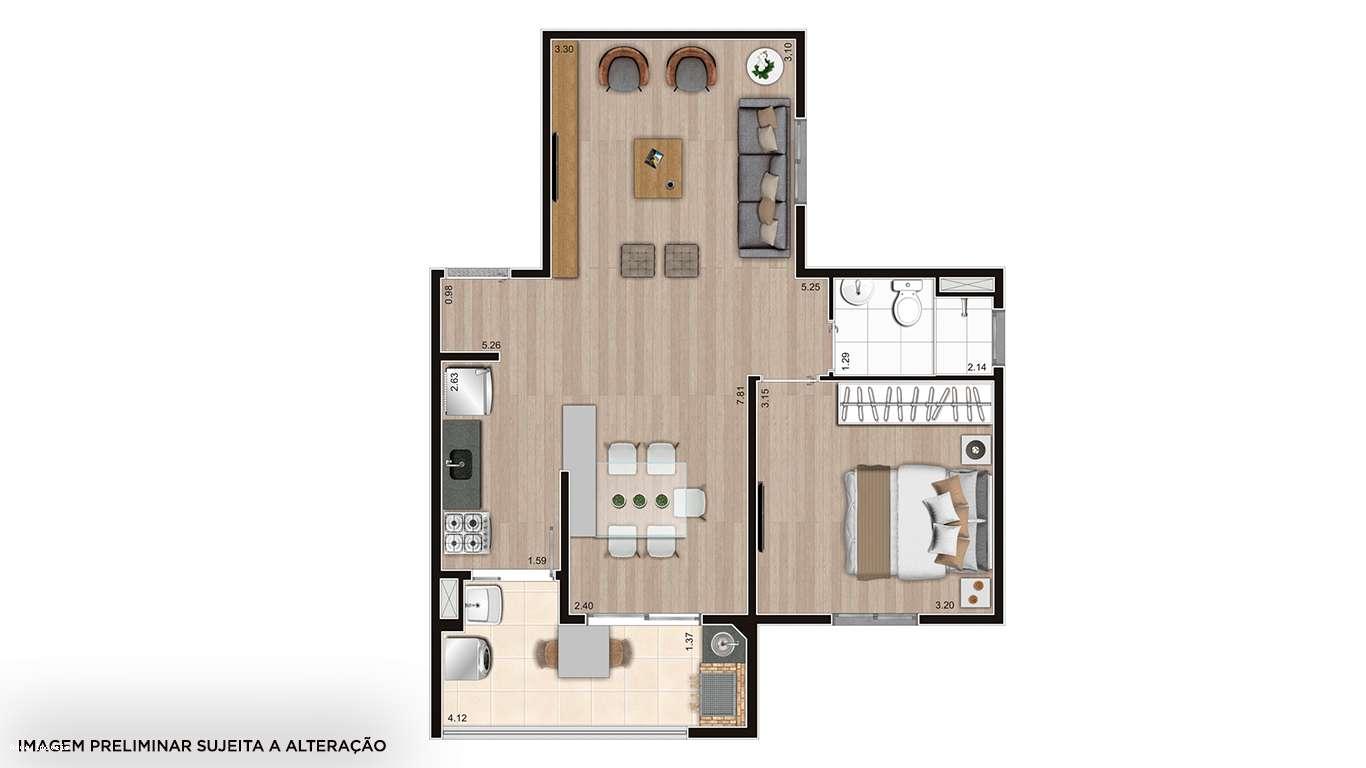 Apartamento à venda com 2 quartos, 60m² - Foto 23