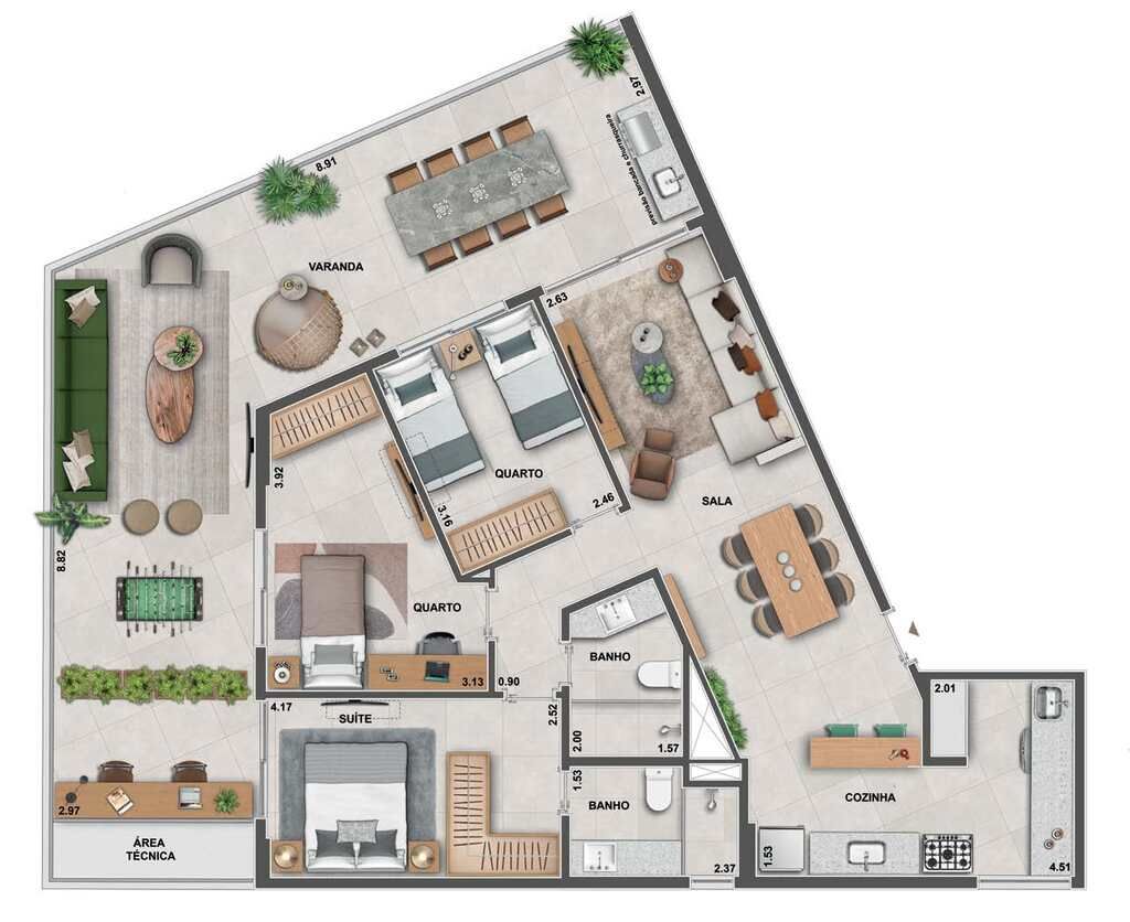 Apartamento à venda com 2 quartos, 84m² - Foto 30