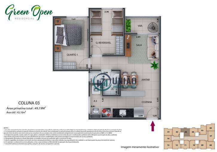 Apartamento à venda com 1 quarto, 30m² - Foto 85