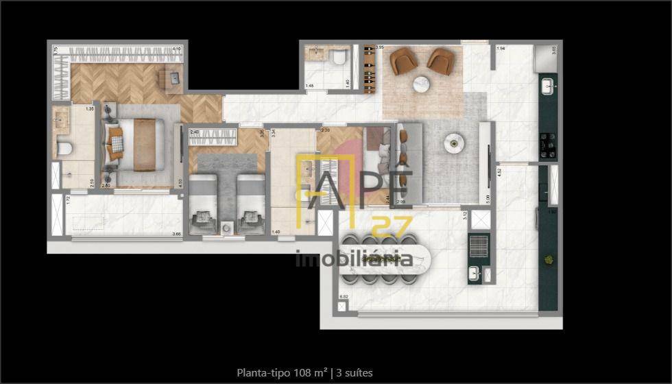 Apartamento à venda com 2 quartos, 75m² - Foto 21