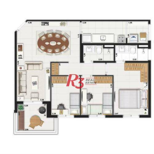 Apartamento à venda com 2 quartos, 64m² - Foto 43