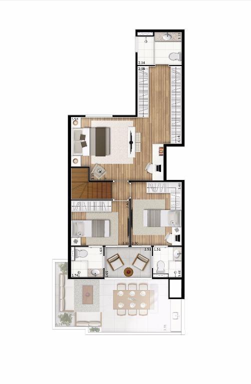 Apartamento à venda com 3 quartos, 91m² - Foto 18