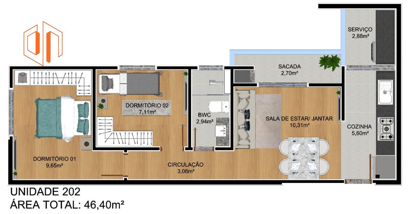 Apartamento à venda com 1 quarto, 26m² - Foto 24