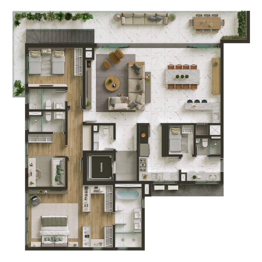 Cobertura à venda com 3 quartos, 394m² - Foto 4