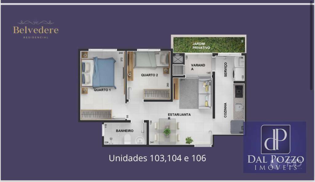 Apartamento, 2 quartos, 46 m² - Foto 2