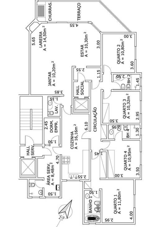 Apartamento à venda com 4 quartos, 345m² - Foto 9