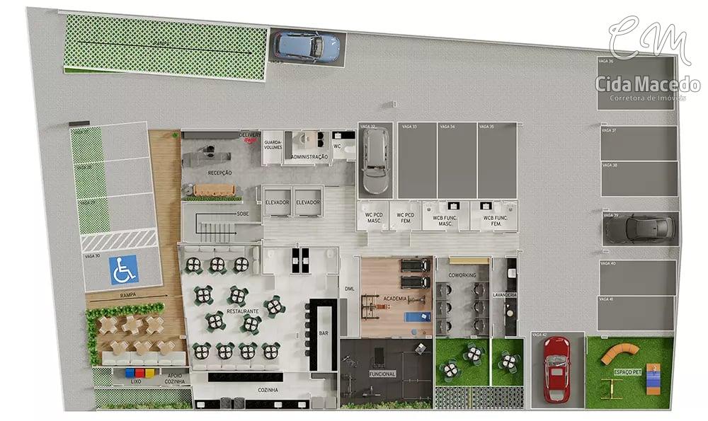 Apartamento à venda com 1 quarto, 19m² - Foto 20