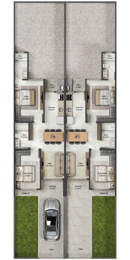 Casa, 2 quartos - Foto 3