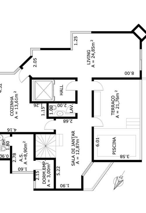 Apartamento à venda com 3 quartos, 108m² - Foto 2