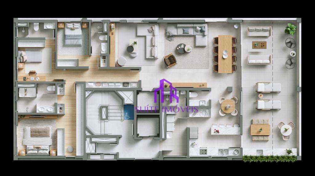 Apartamento à venda com 4 quartos, 386m² - Foto 26