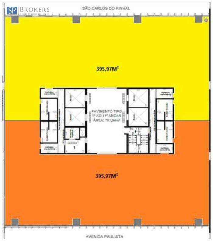 Conjunto Comercial-Sala para alugar, 791m² - Foto 7