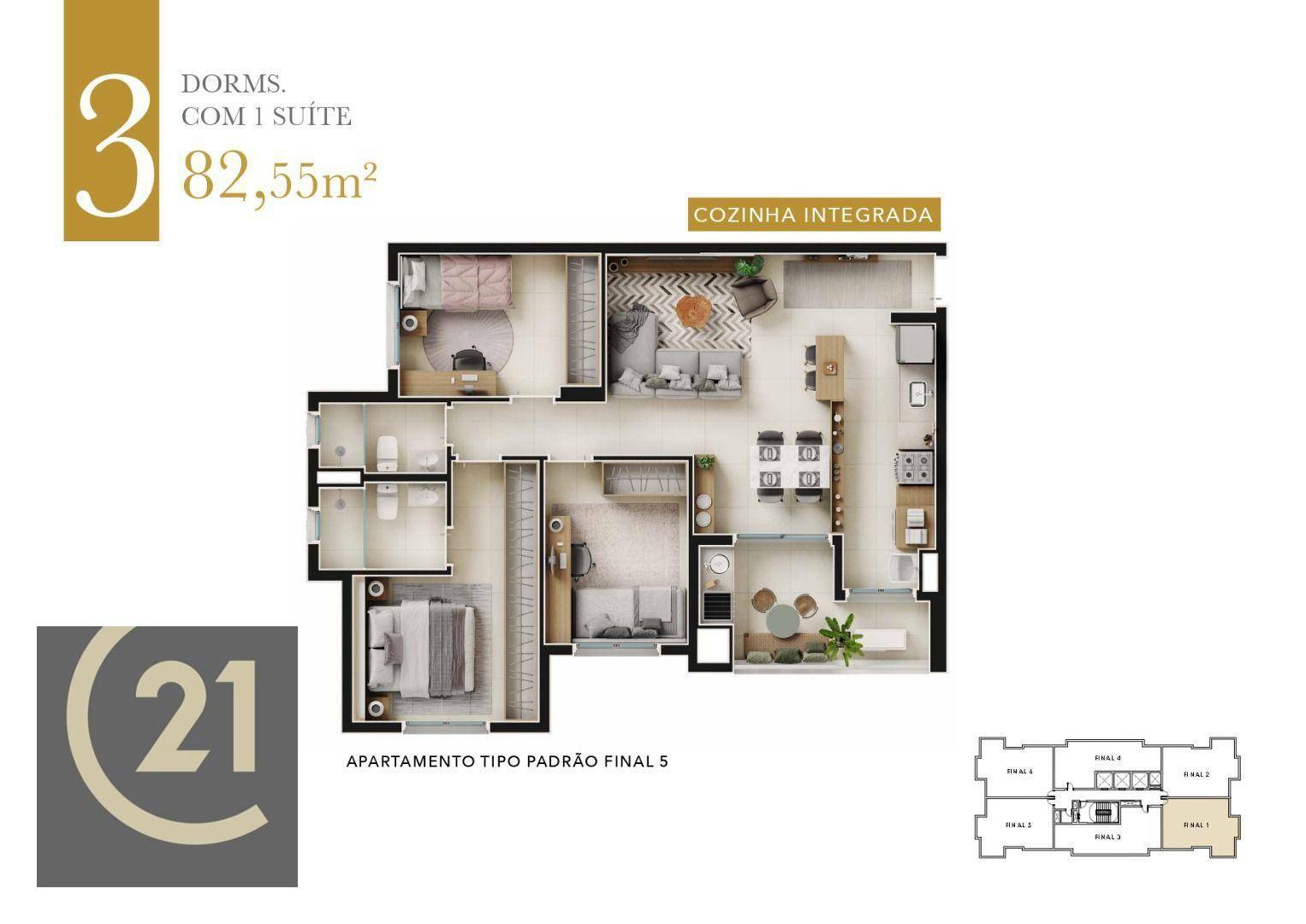 Apartamento à venda com 3 quartos, 82m² - Foto 25