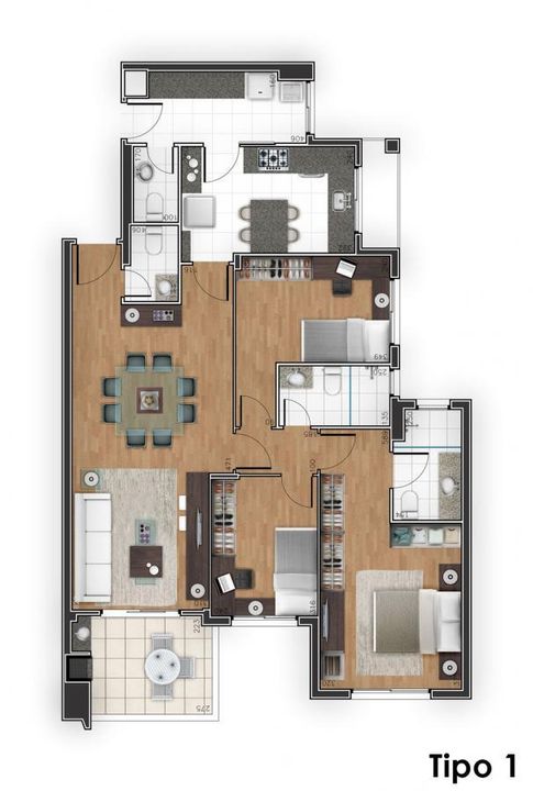 Apartamento à venda com 3 quartos, 106m² - Foto 13