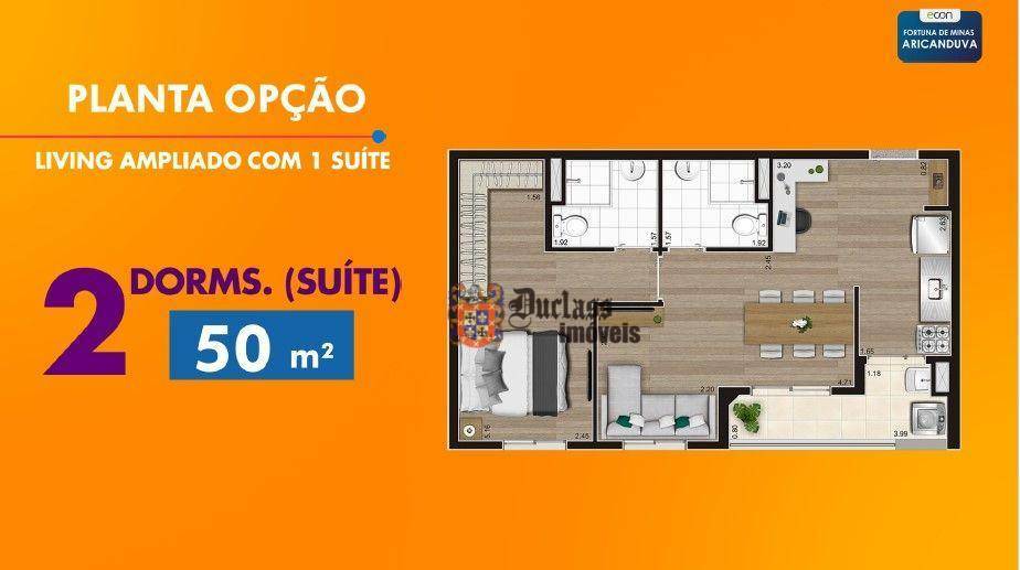 Apartamento à venda com 2 quartos, 50m² - Foto 18