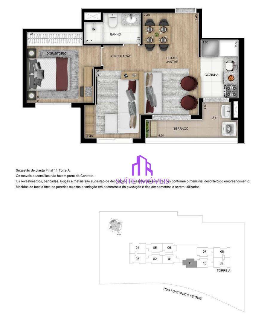 Apartamento à venda com 2 quartos, 55m² - Foto 24