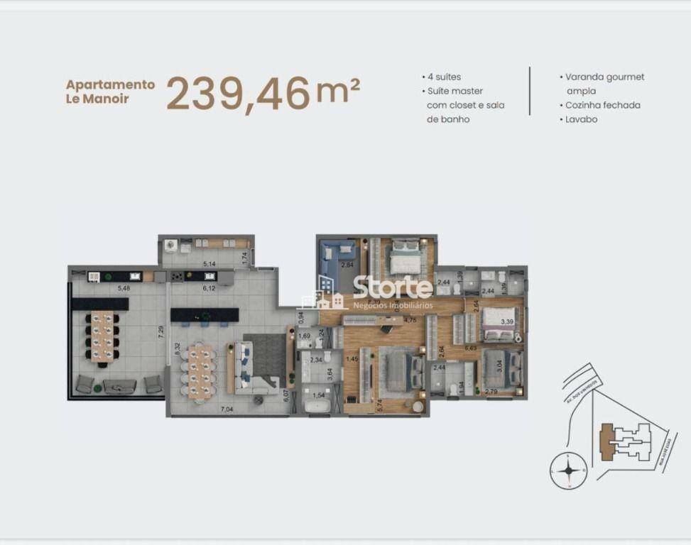 Apartamento à venda com 2 quartos, 102m² - Foto 33