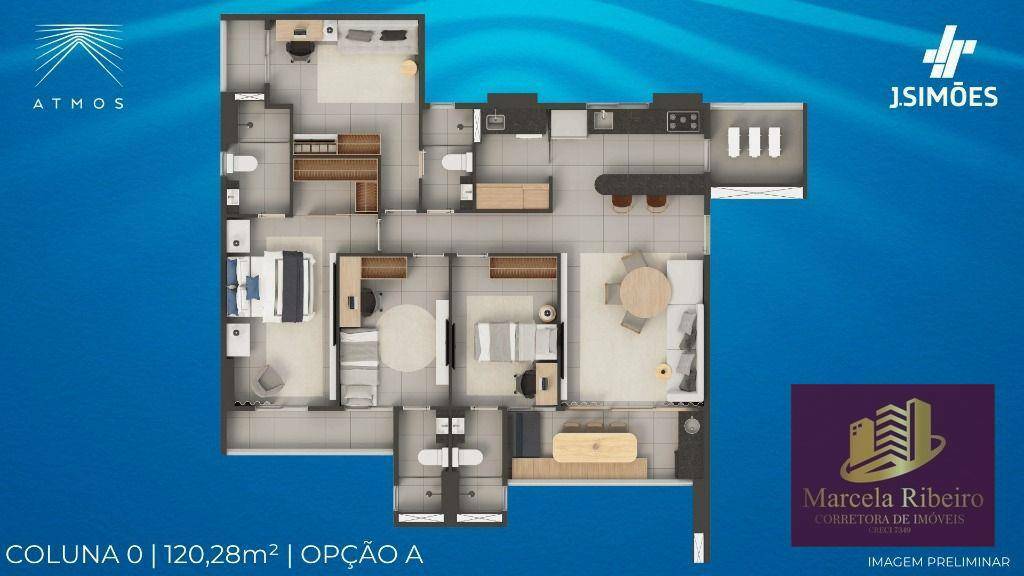 Apartamento à venda com 4 quartos, 120m² - Foto 5