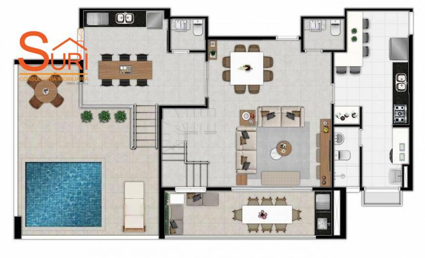 Cobertura à venda com 4 quartos, 257m² - Foto 4