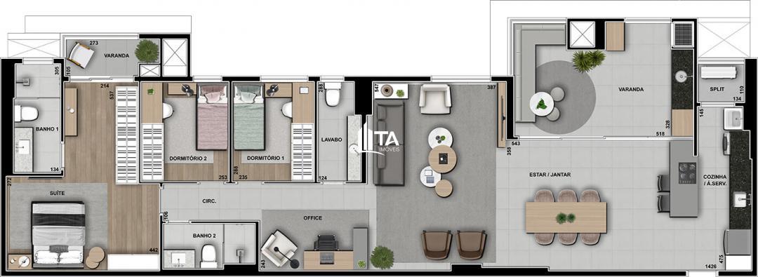 Apartamento à venda com 3 quartos, 148m² - Foto 33