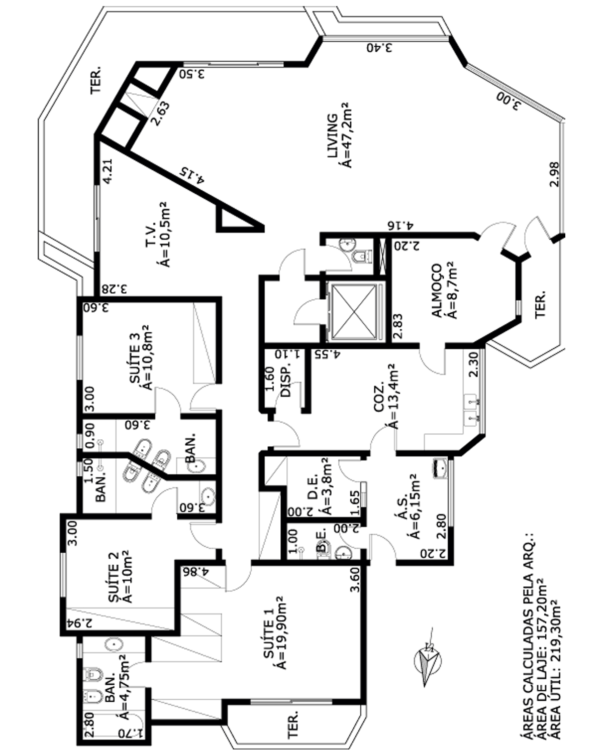 Apartamento à venda com 4 quartos, 400m² - Foto 2