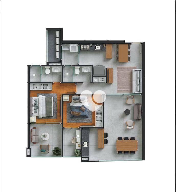 Apartamento à venda com 2 quartos, 95m² - Foto 8