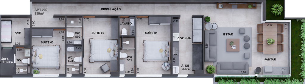 Apartamento à venda com 3 quartos, 2266m² - Foto 34