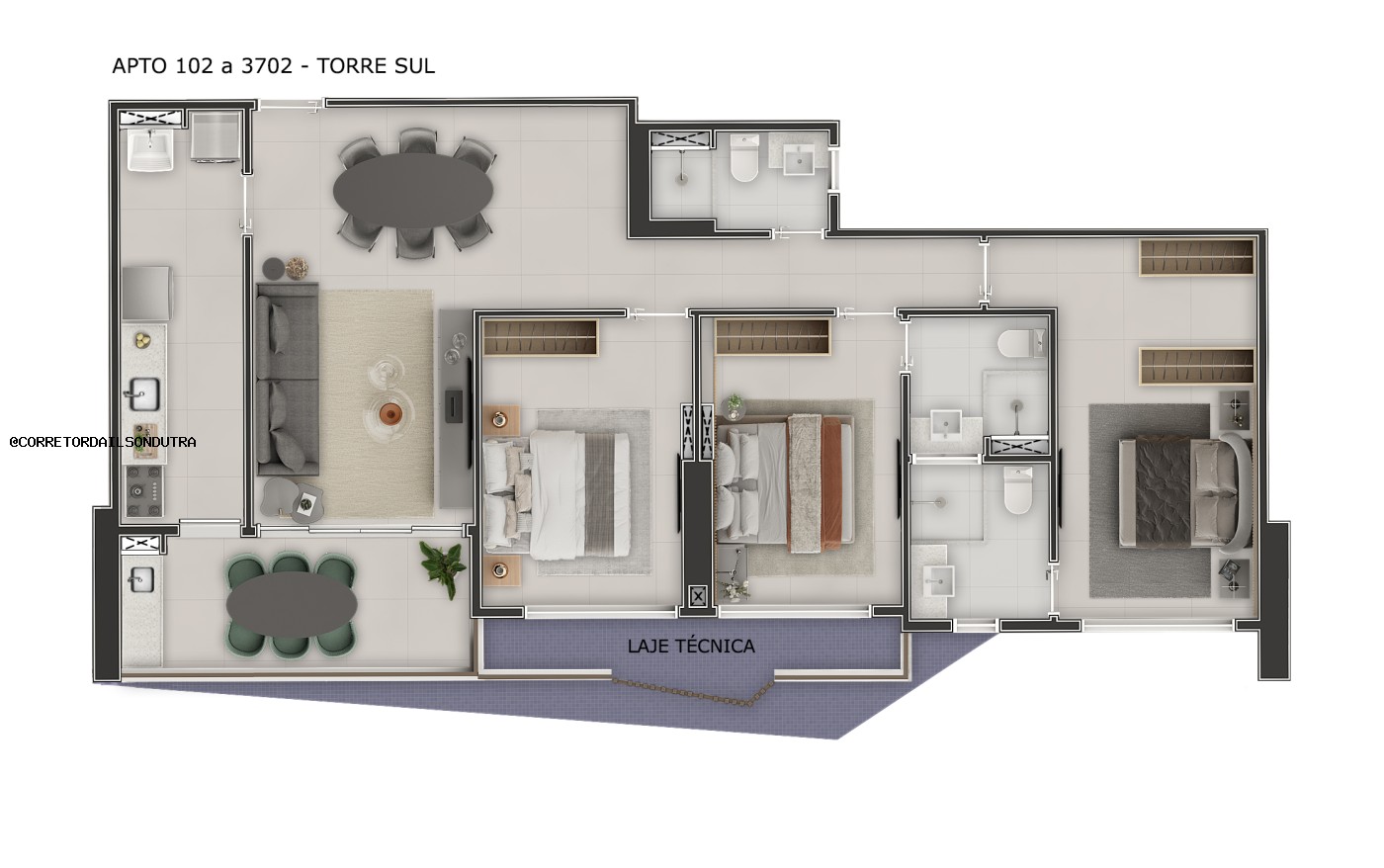 Apartamento à venda com 3 quartos, 122m² - Foto 24