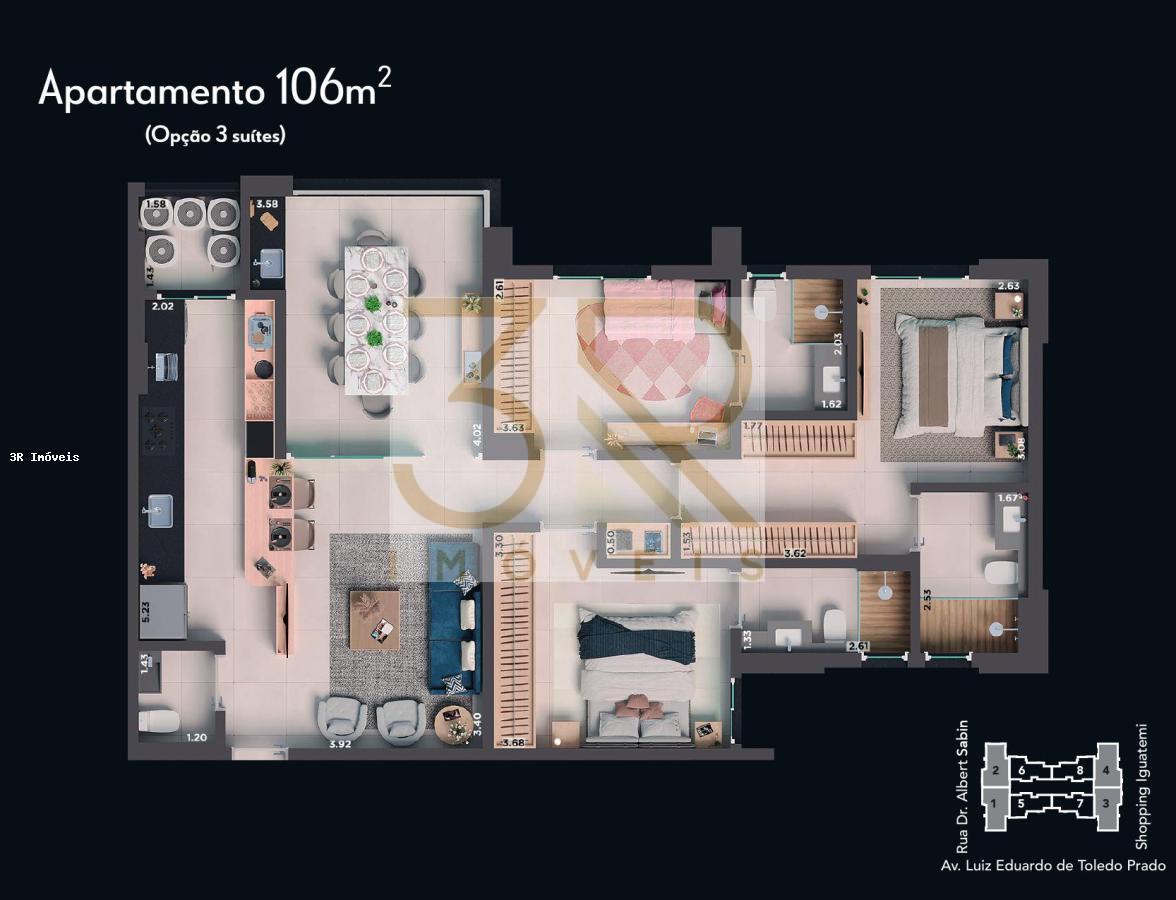 Apartamento à venda com 3 quartos, 106m² - Foto 25