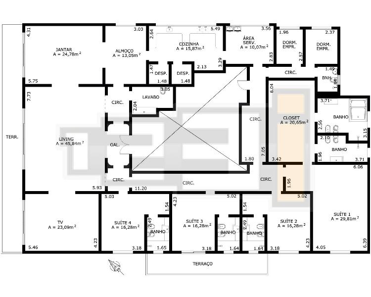 Apartamento à venda com 4 quartos, 434m² - Foto 5